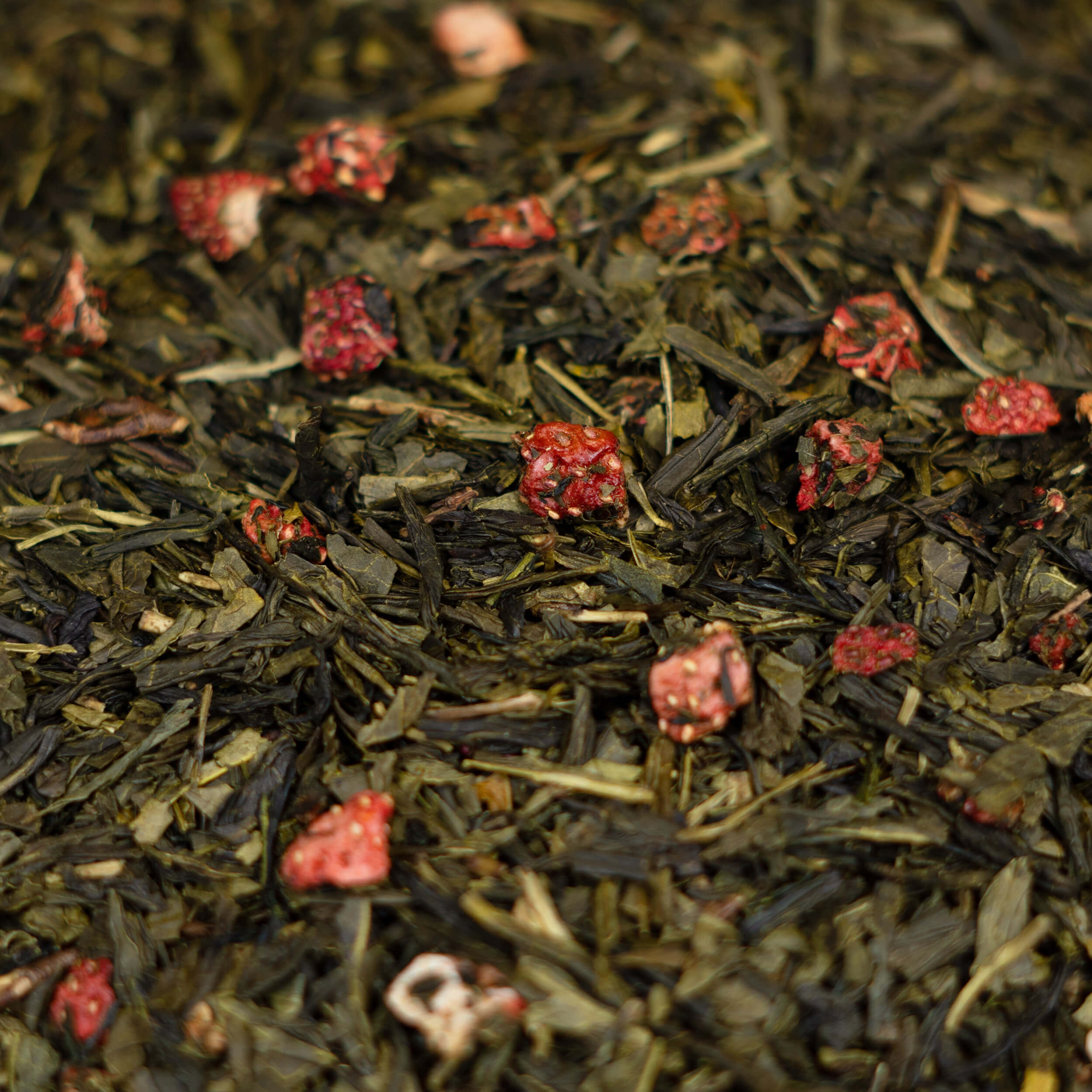 BIO Grüner Tee (Gyokuro) mit Erdbeeren