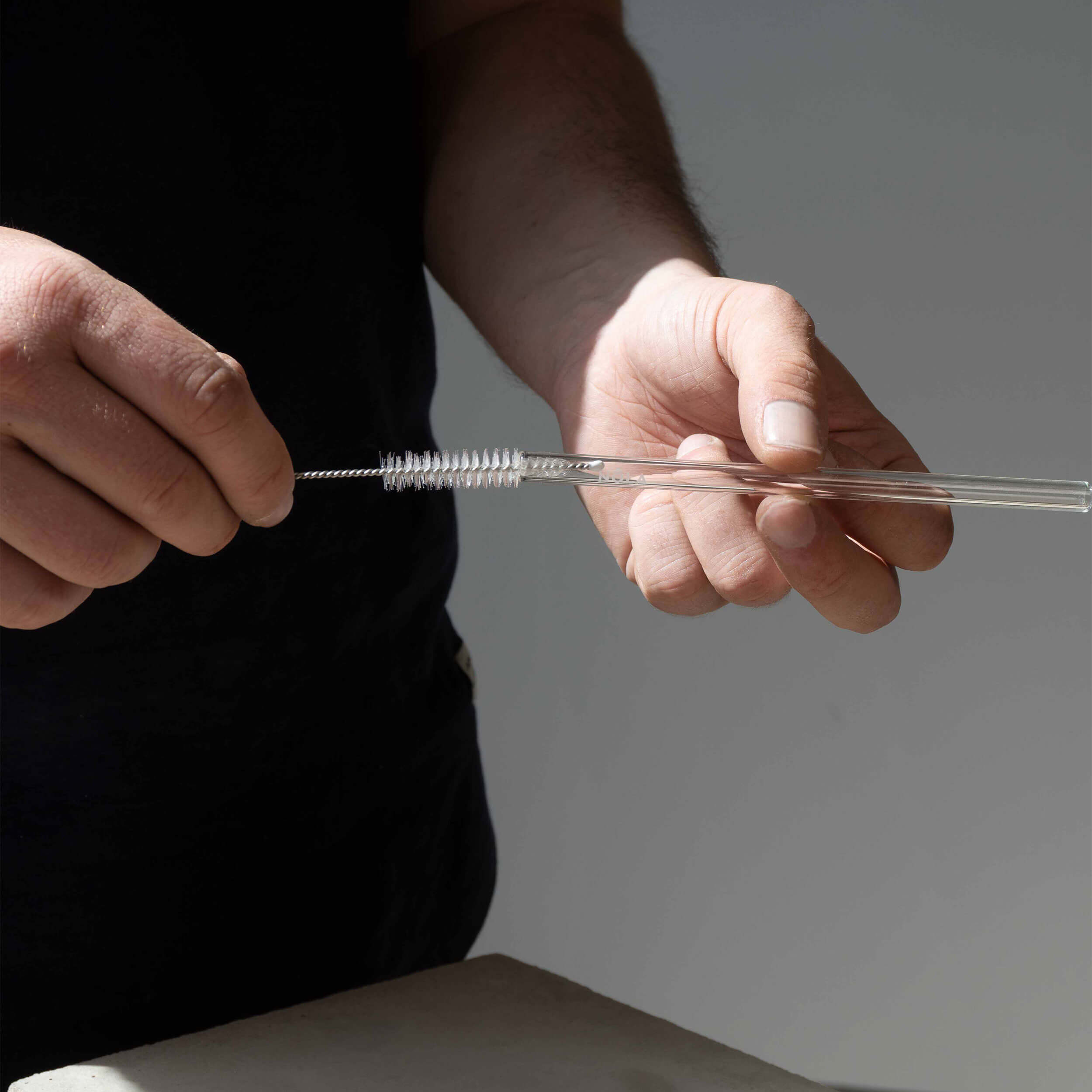 Glastrinkhalme für heiße & kalte Getränke 4er-Set (transparent)