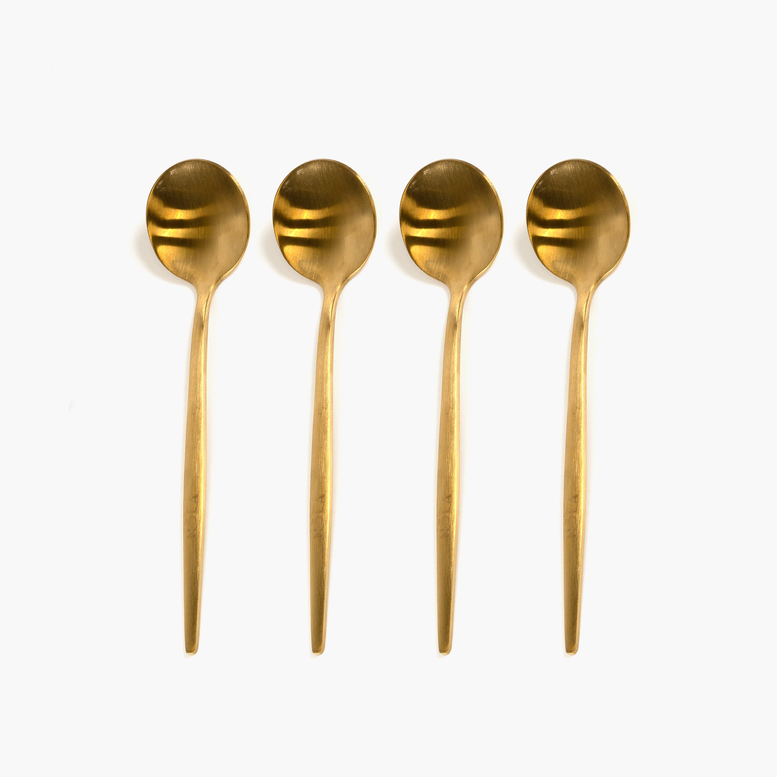 Teelöffel 4er-Set (gold)